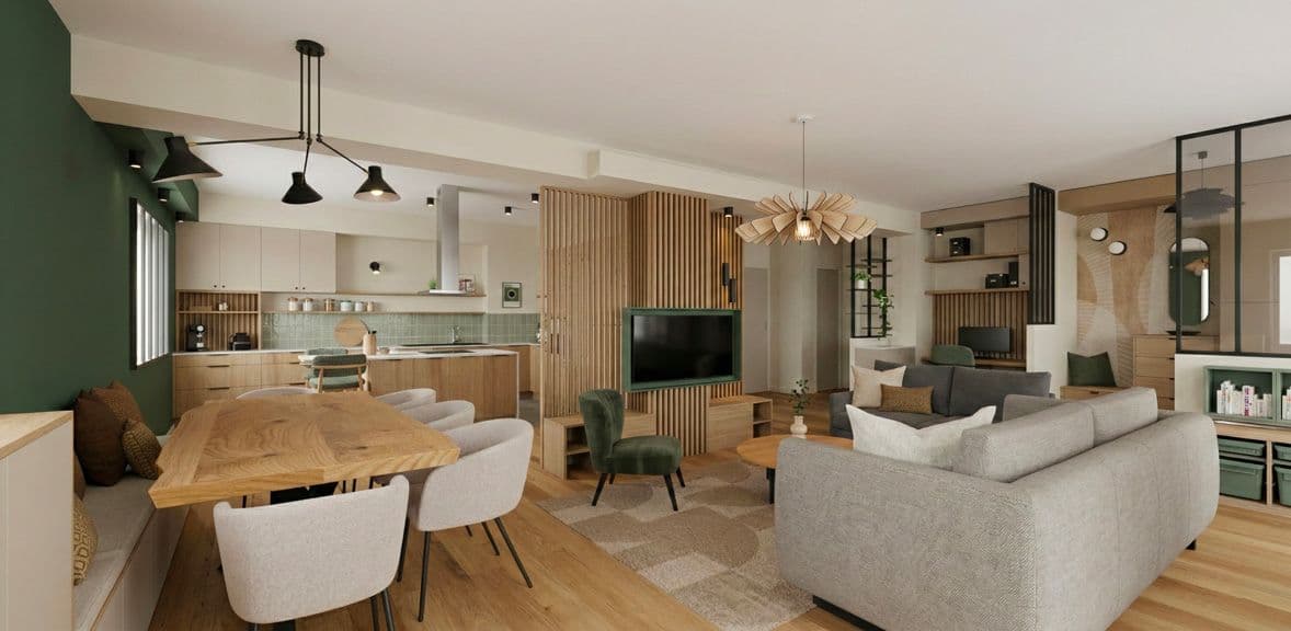 Projet Viroflay — Déco & Aménagement — à Viroflay, Yvelines (78) | Anne Martz, décoratrice d'intérieur